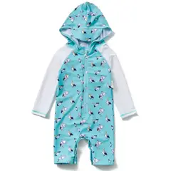 BONVERANO - Traje De Baño Con Capucha Bebé Niños Protección Solar UV_.