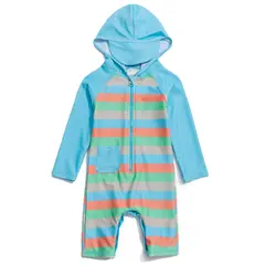 BONVERANO - Traje De Baño Con Capucha Bebé Niños Protección Solar UV
