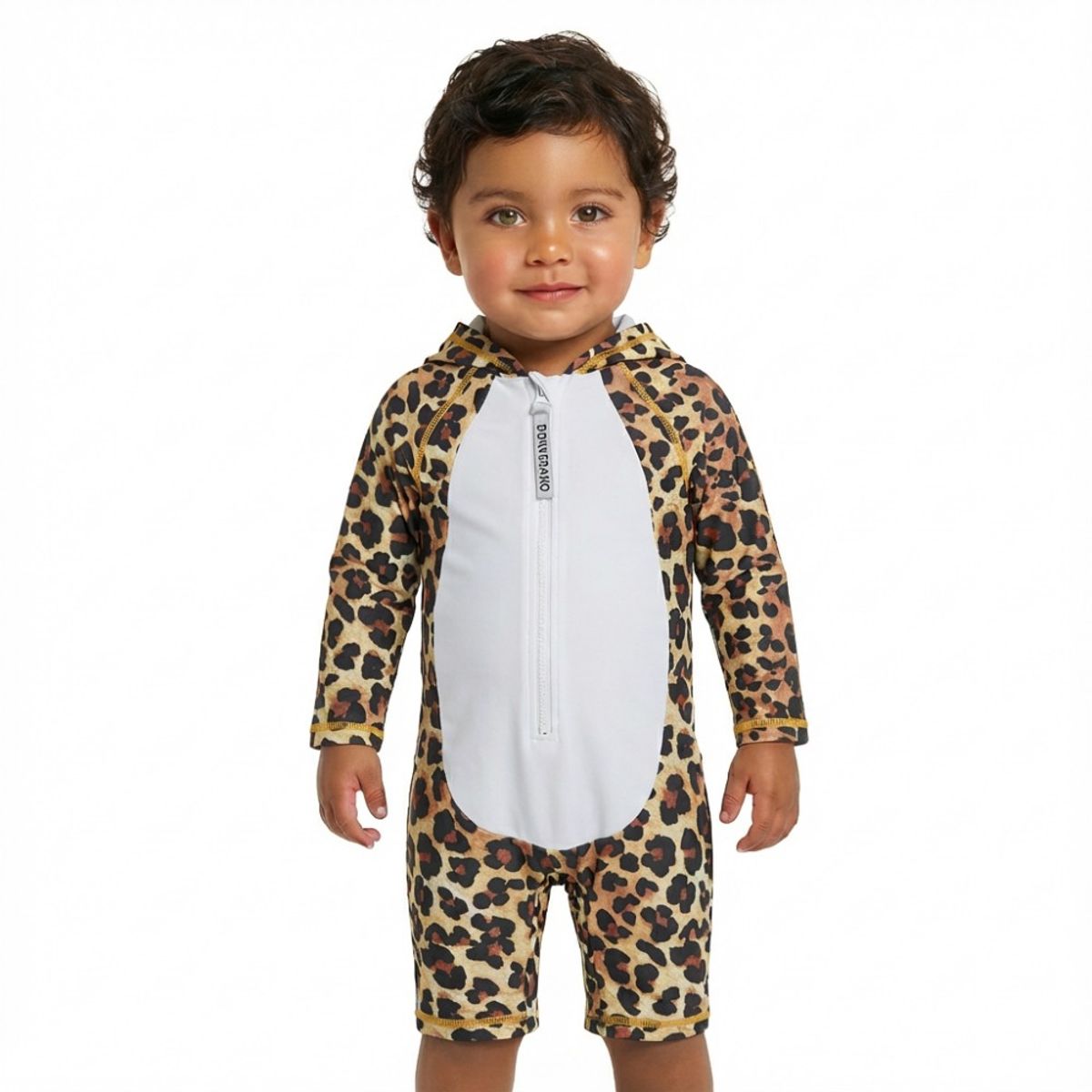 BONVERANO - Traje De Baño Con Capucha Bebé Niños Protección Solar UV