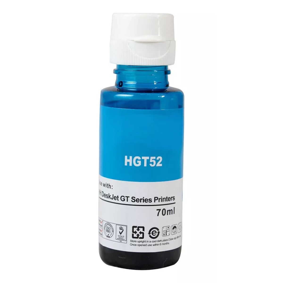 GENERICO - Tinta Alternativa Para HP GT52 Dye De 70 ml Cada Tinta