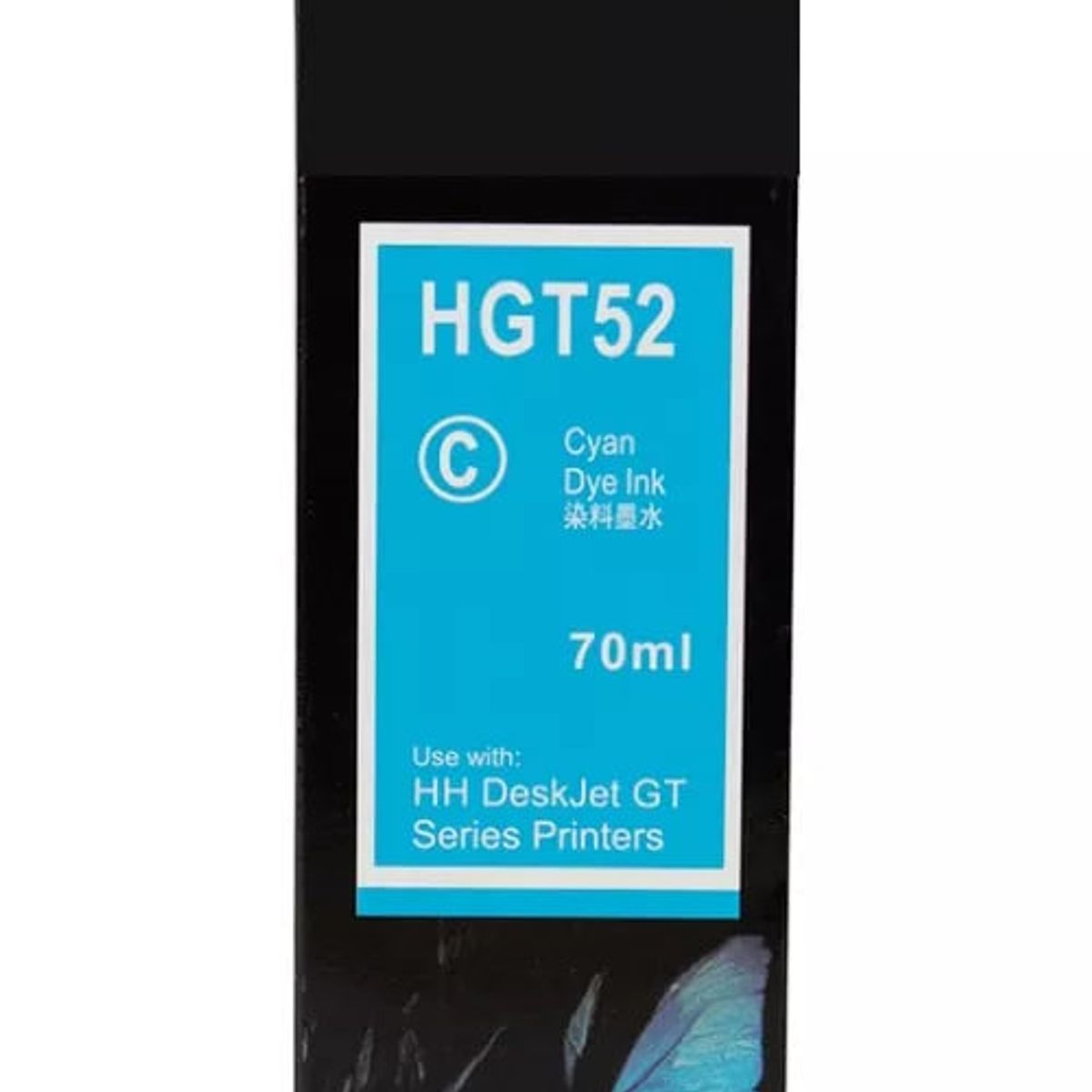 GENERICO - Tinta Alternativa Para HP GT52 Dye De 70 ml Cada Tinta