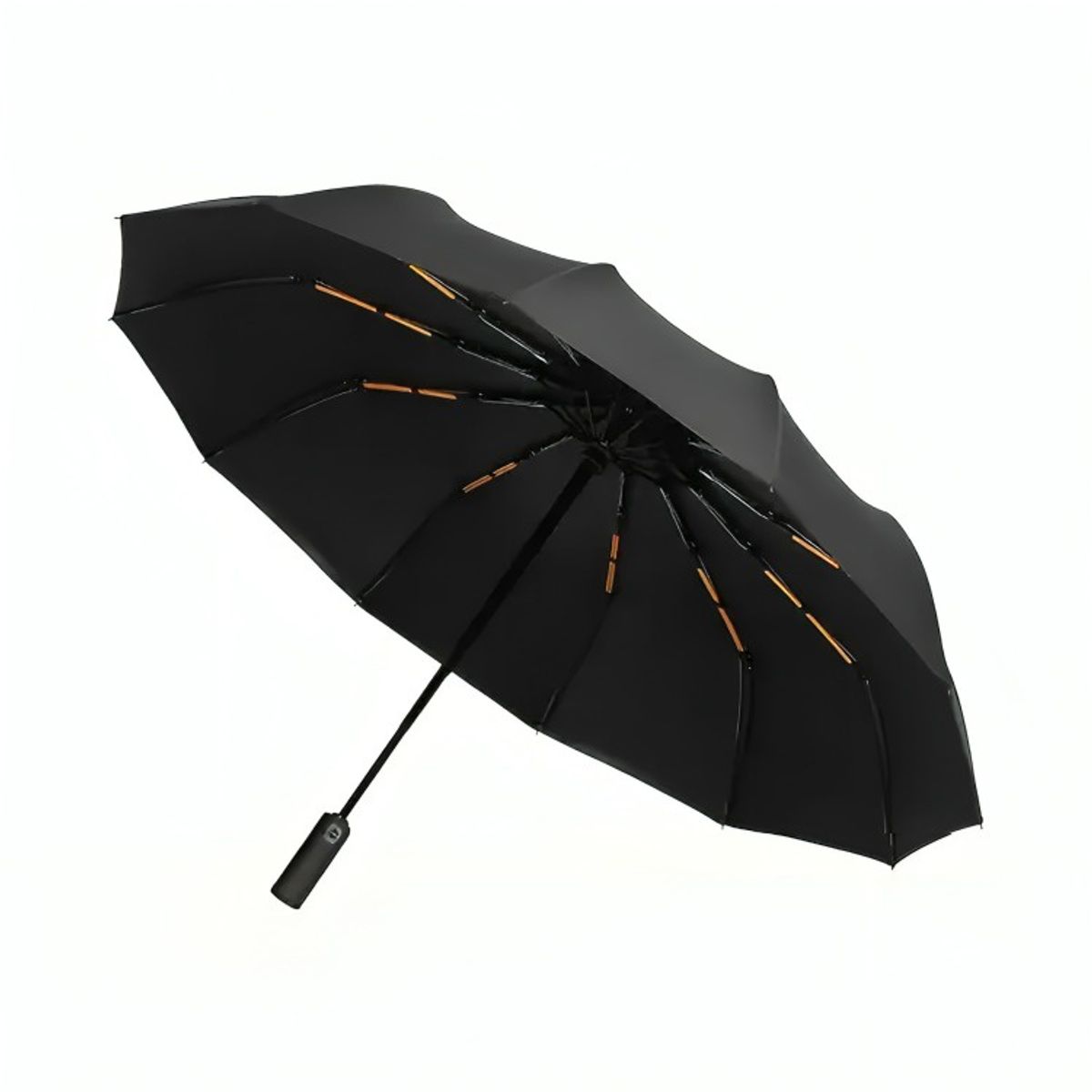 OEM - Paraguas Pliegue Automatico 12 Marco Soporte negro