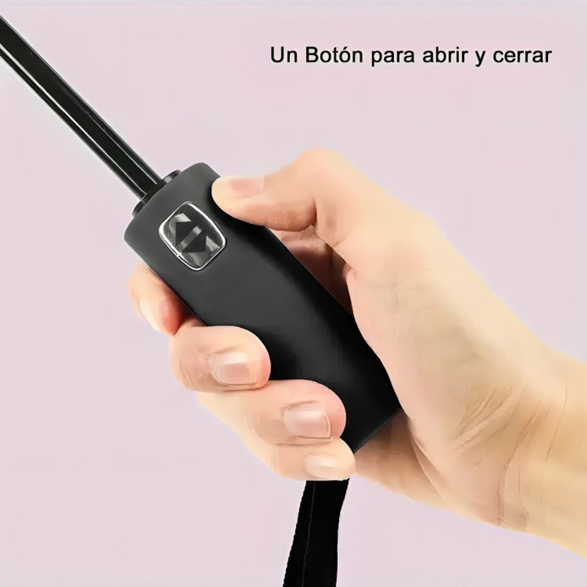 OEM - Paraguas Pliegue Automatico 12 Marco Soporte negro