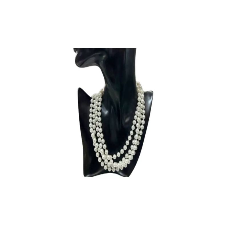 GENERICO - Collar De Perlas Gargantilla Multicollar Perlas Clasicas