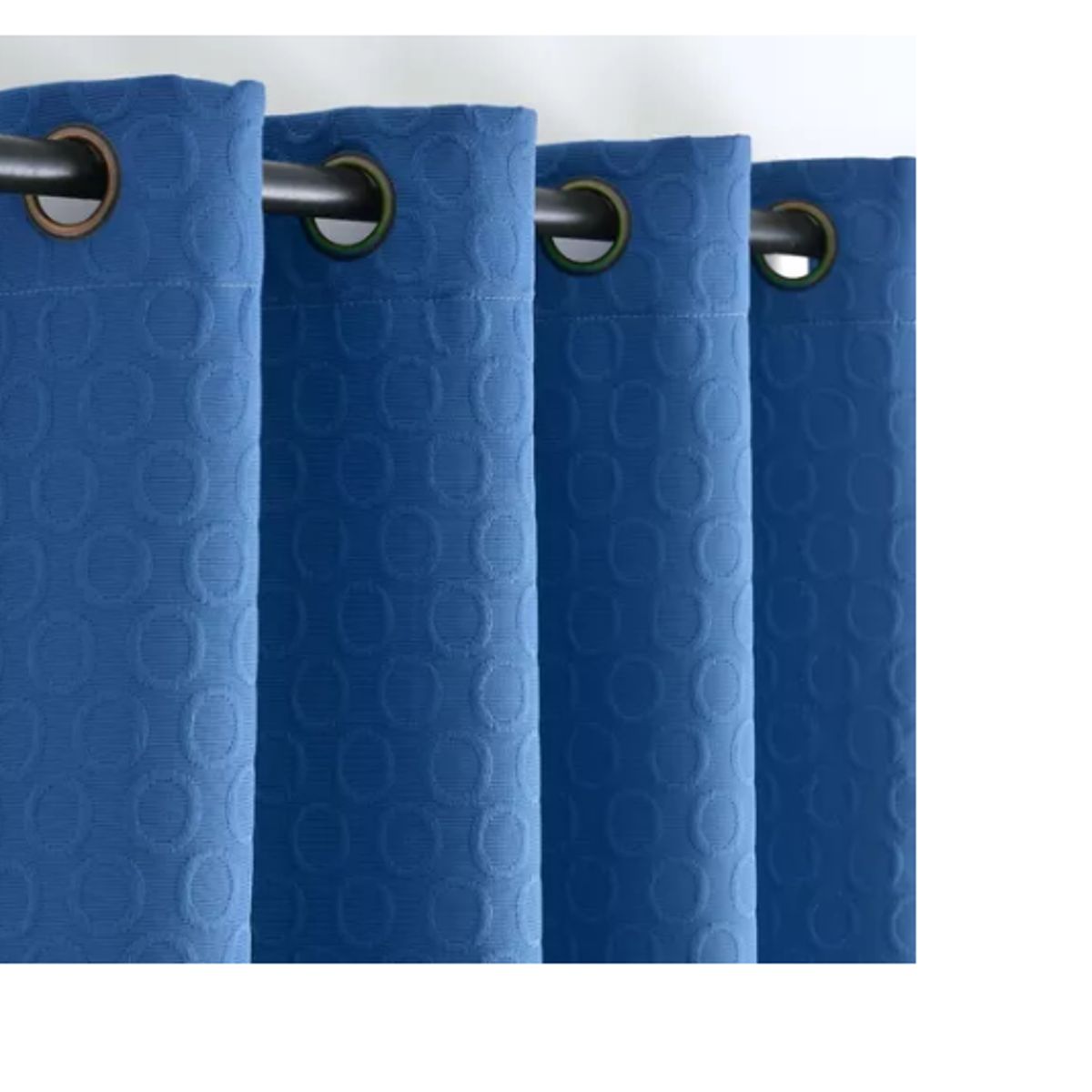 GENERICO - Cortinas Hogar Telas Brocato 2 Panos 140x220 Cm