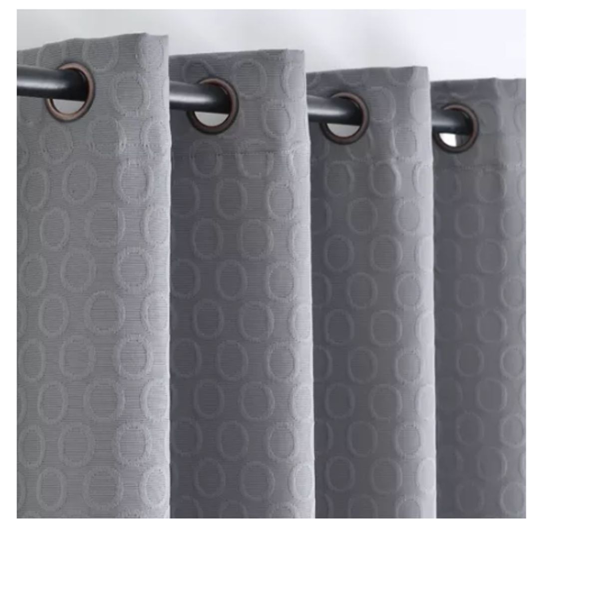 GENERICO - Cortinas Hogar Telas Brocato 2 Panos 140x220 Cm