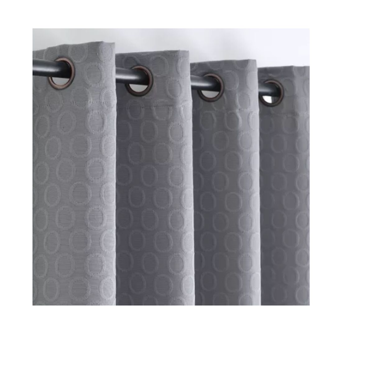 GENERICO - Cortinas Hogar Telas Brocato 2 Panos 140x220 Cm