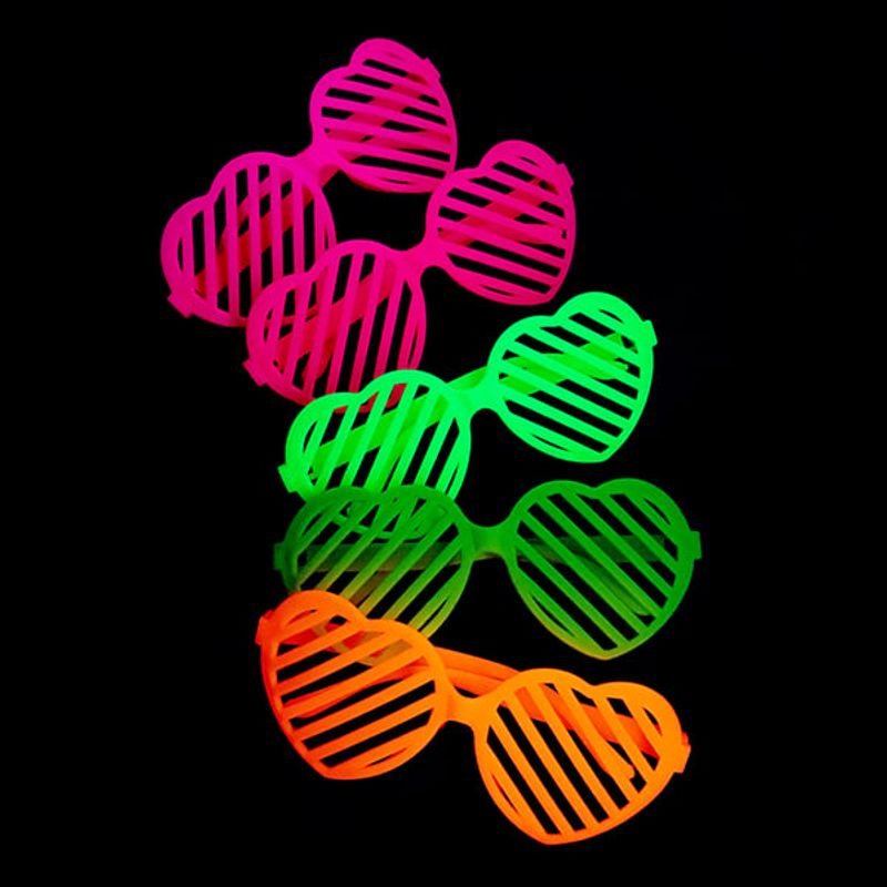 GENERICO - LENTE FLUOR CORAZON X5 UNI