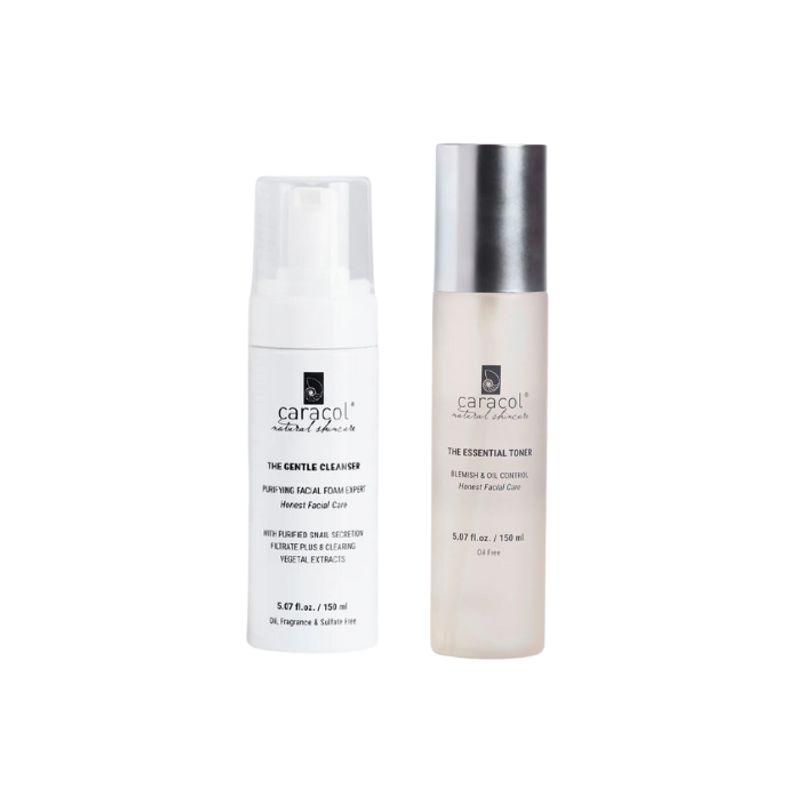 CARACOL NATURAL SKINCARE - Kit Mousse de Limpieza + Tónico de Rostro