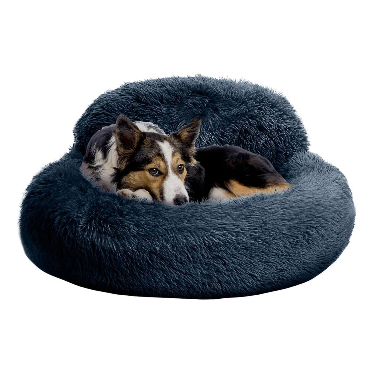 YEP S - Cama Mascota  90 cm Yep Pet Antiestrés Y Ronquido - Azul