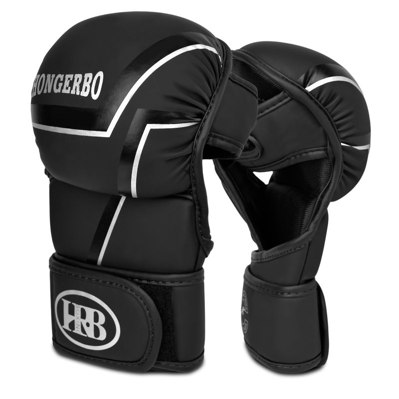 KOKILA - Guantes de boxeo profesionales unisex de medio dedo