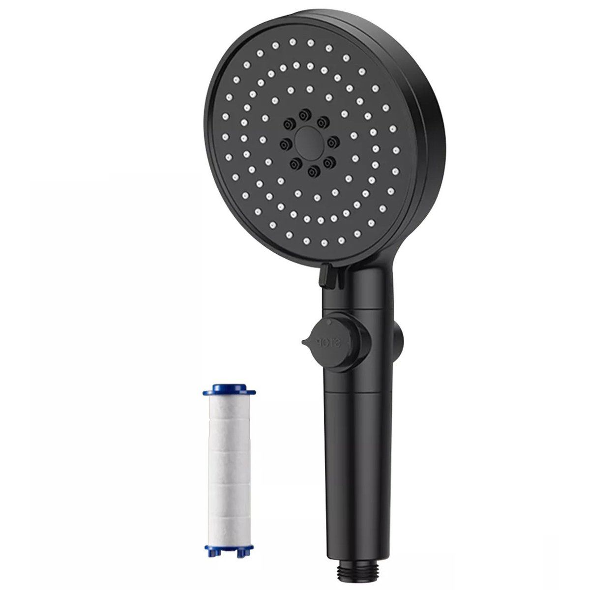 KUANGYE - 12cm Ducha Cabezal De Regadera Ducha Regulable Alta Presión