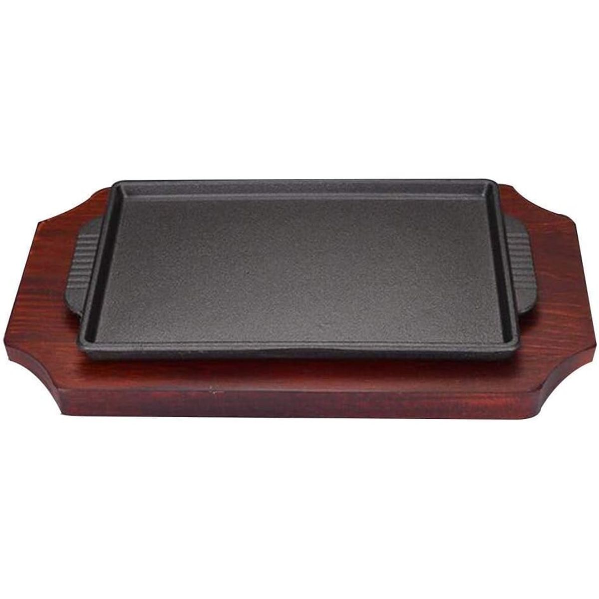 KUANGYE - Plato Fierro Fundido Rectangular 25x15 Cm