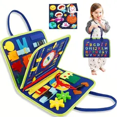 KUANGYE - Tablero Sensoriales Interactivo Montessori Juego Educativo