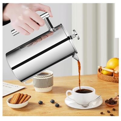 Imagen 2 del producto Cafetera Prensa Francesa Acero Inoxidable Doble Pared 800ml