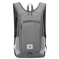 DANWEILE - Mochila plegable portátil para hombres y mujeres - Gris