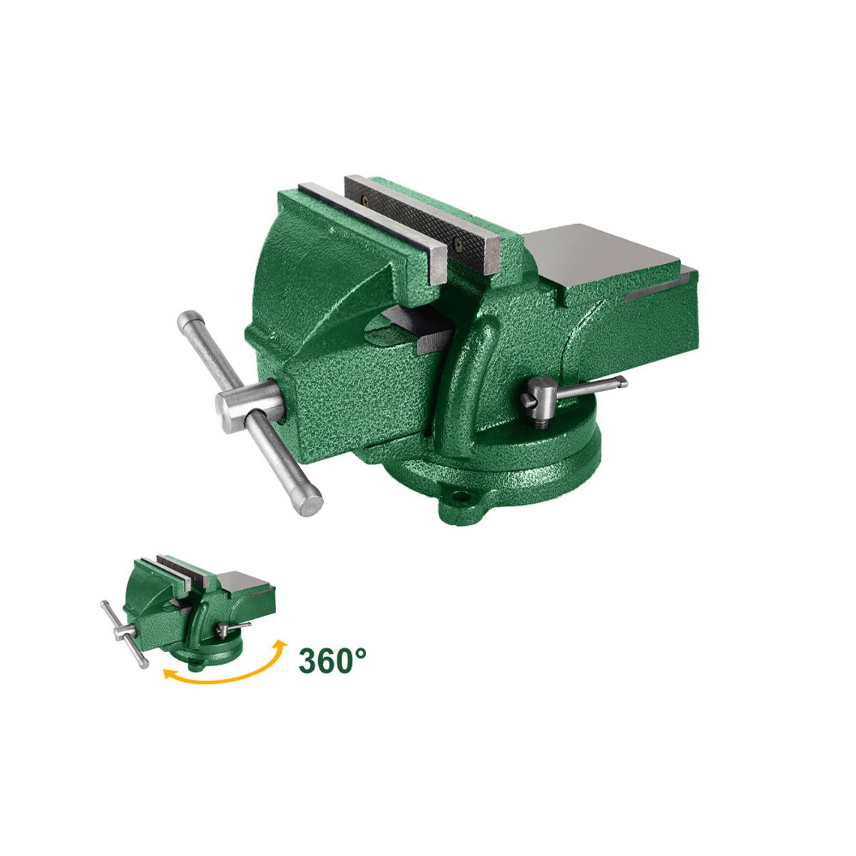 JADEVER - Tornillo Mecánico Base Giratoria 6 Pulgadas 150mm JADEVER