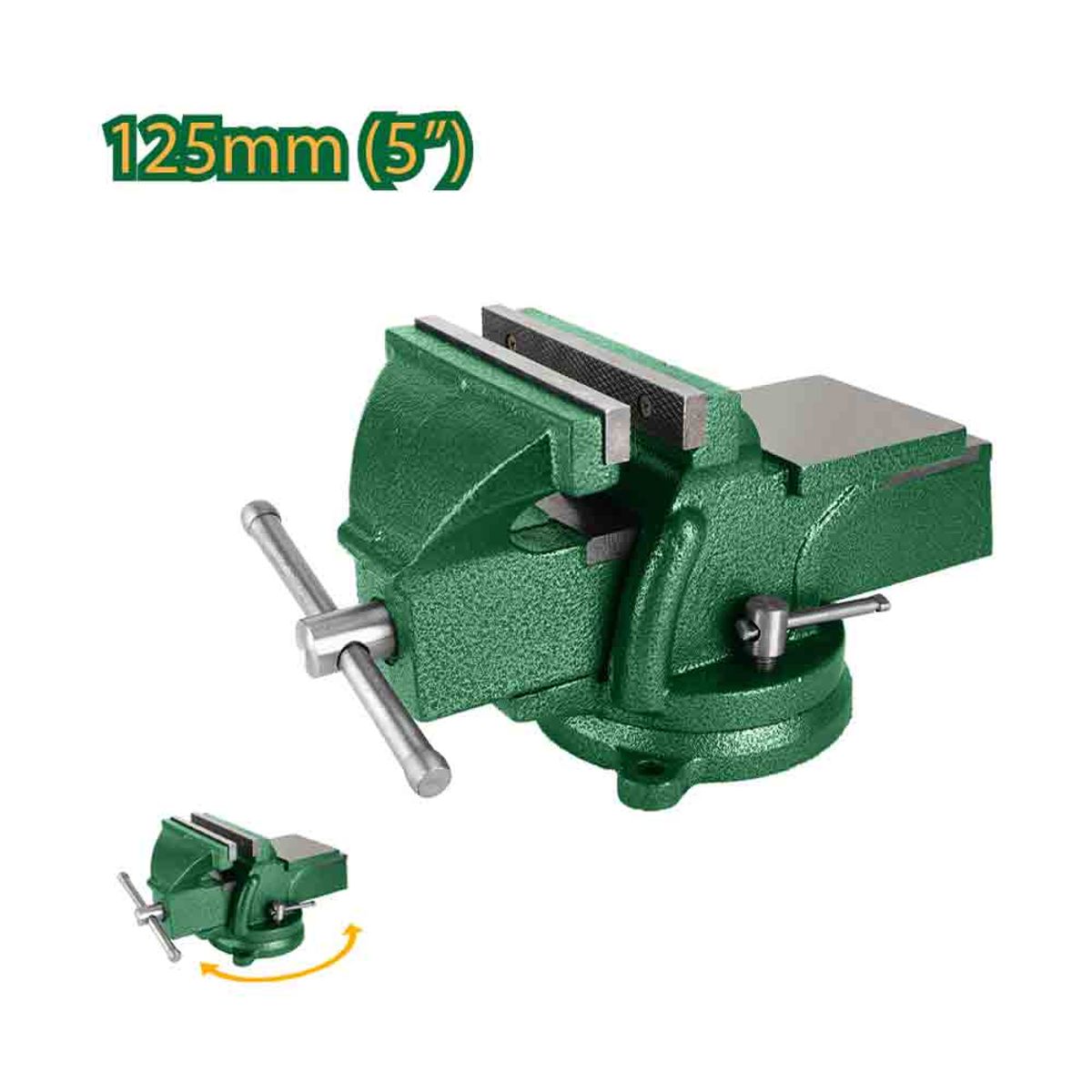 JADEVER - Tornillo de Banco Mecánico 5 Pulgadas JADEVER