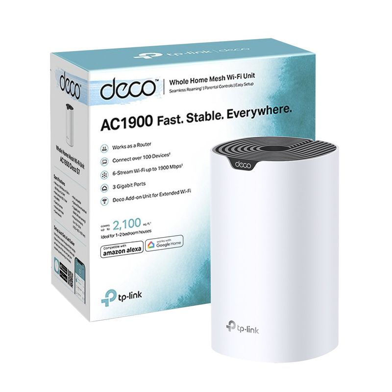 TP LINK - Sistema Wifi Mesh TP-Link Deco S7 AC1900 x1 Nodo Doble Banda.
