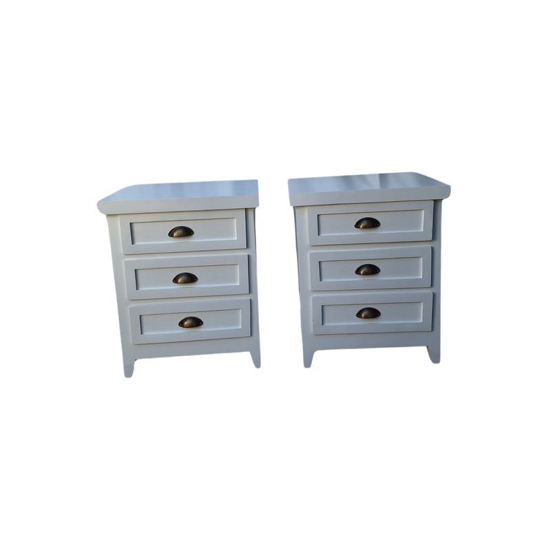 CASAHOGGAR - Velador Rustico Blanco Completo Terramo Pack