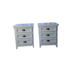 CASAHOGGAR - Velador Rustico Blanco Completo Terramo Pack