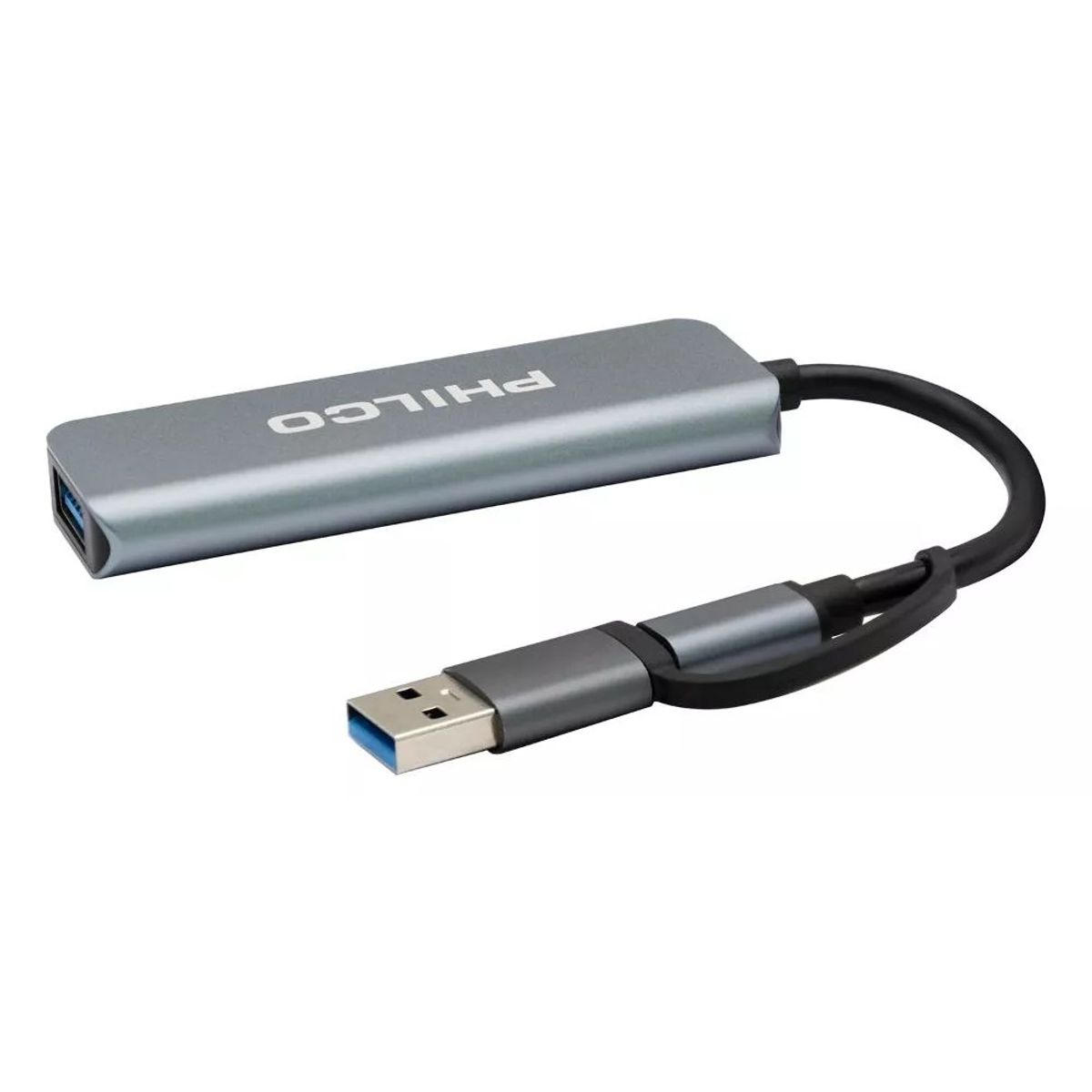 PHILCO - Hub USB Philco 4 En 1 Tipo C A Usb 42184