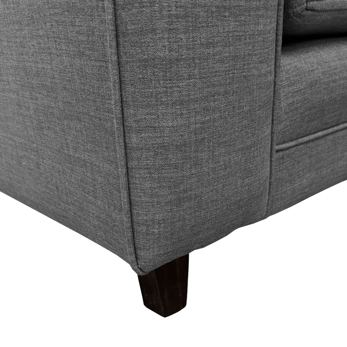 SOFAS HOME - SECCIONAL ALPES IZQUIERDO CHENILLE GRIS MEDIO