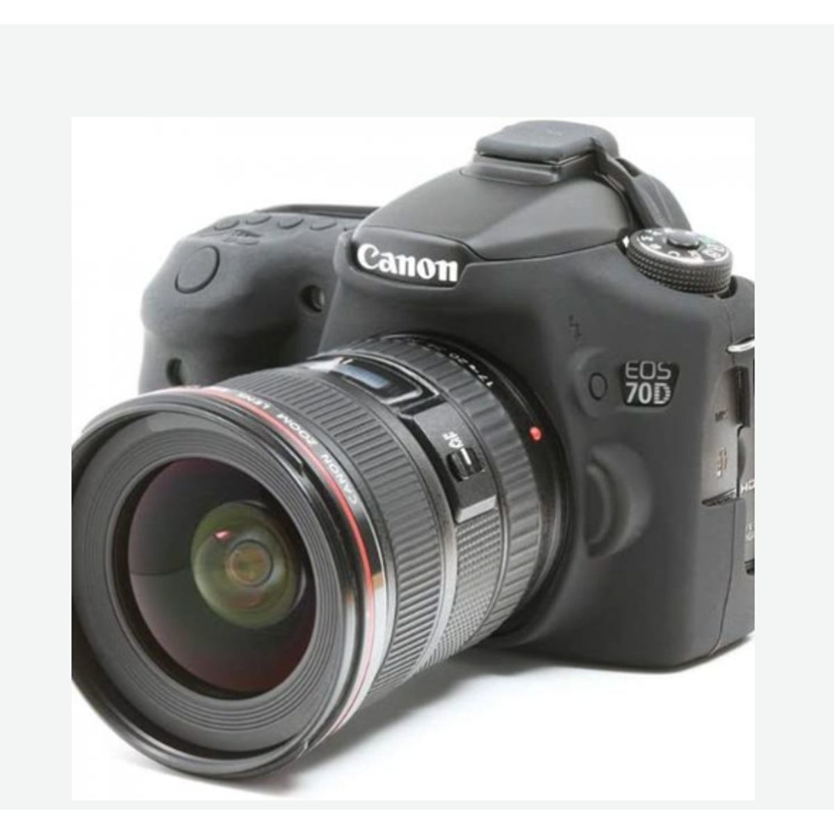 GENERICO - FUNDA SILICONA PARA CANON SL3 250D NEGRA