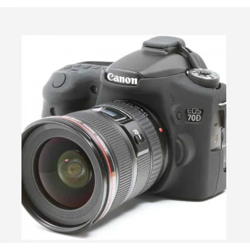 GENERICO - FUNDA SILICONA PARA CANON SL3 250D NEGRA
