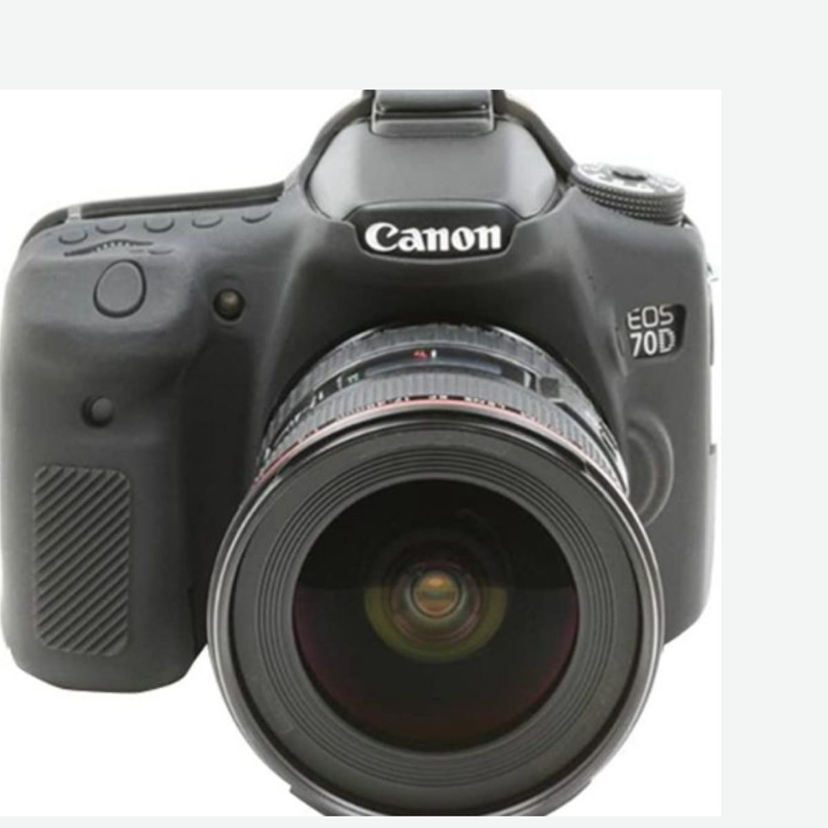 GENERICO - FUNDA SILICONA PARA CANON SL3 250D NEGRA