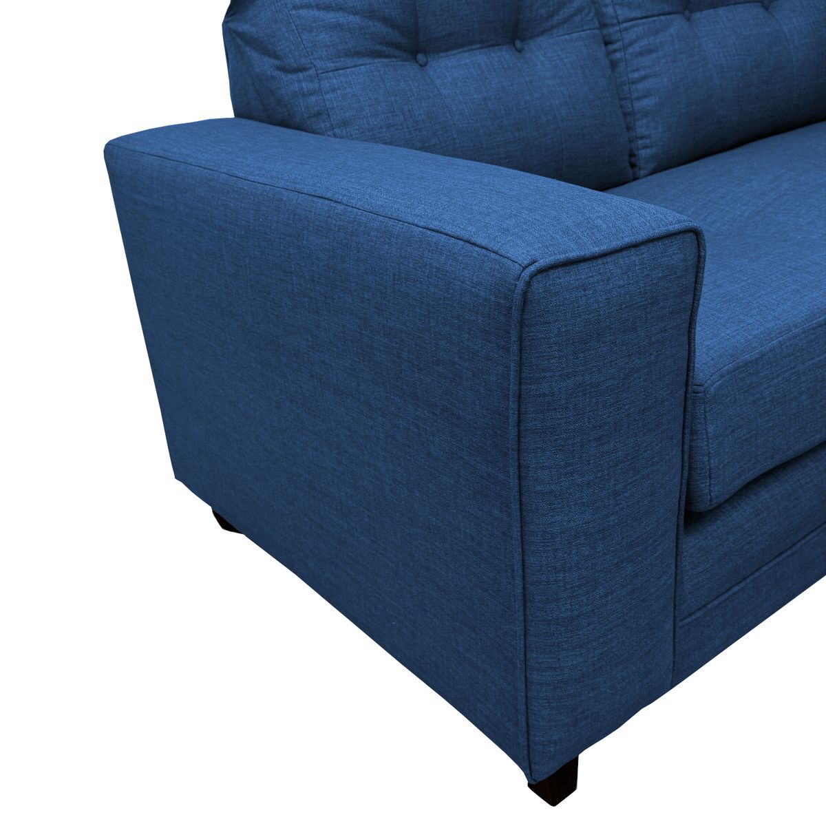 SOFAS HOME - SECCIONAL ALPES IZQUIERDO CHENILLE AZUL