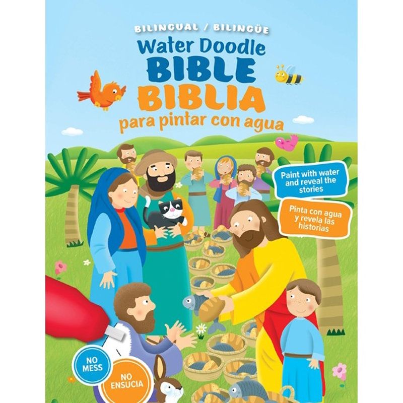 TYNDALE HOUSE PUBLISHERS - Biblia para pintar con agua - Bilingue
