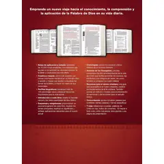TYNDALE HOUSE PUBLISHERS - Biblia de Estudio Diario Vivir Reina Valera 1960 Letra Grande color negro