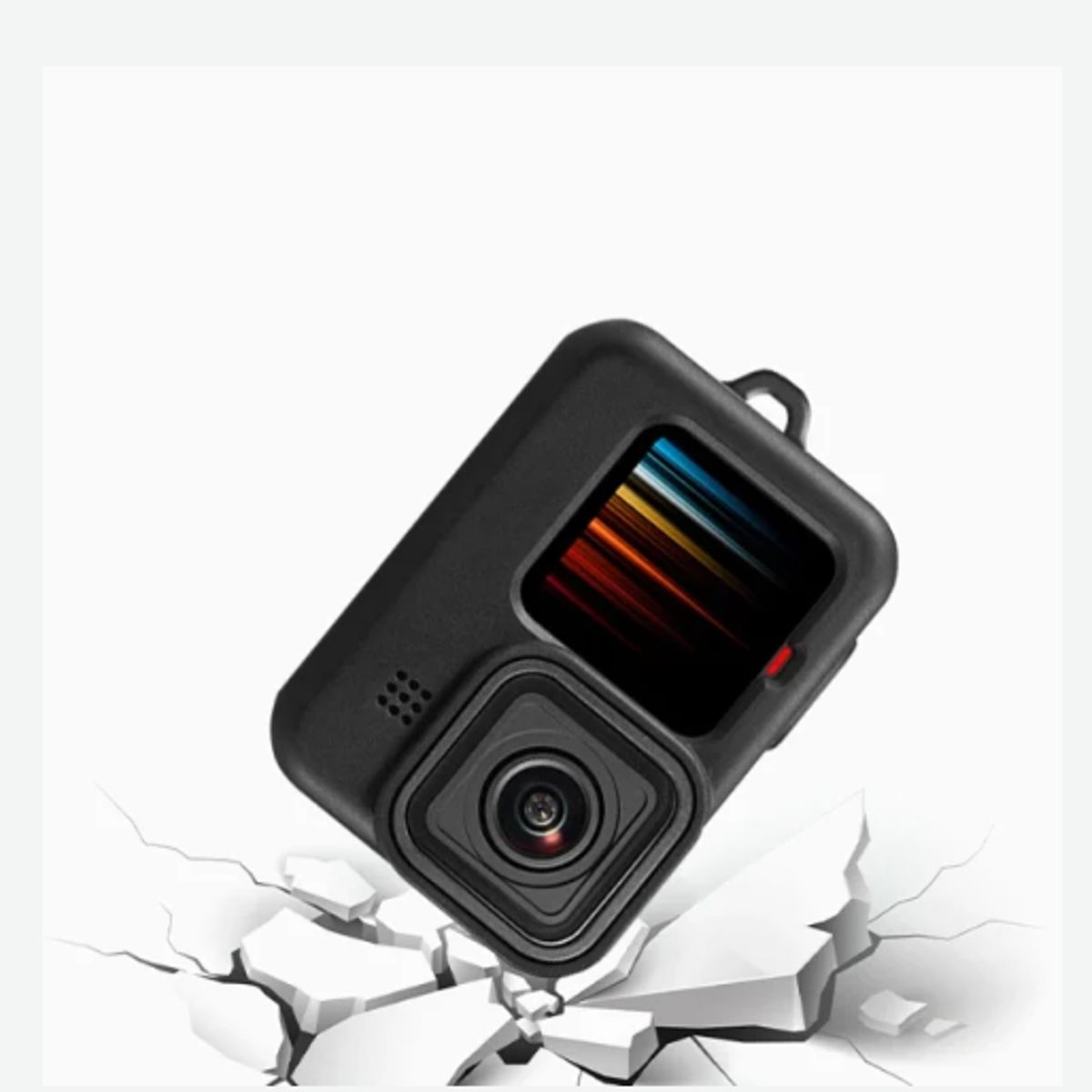 GENERICO - FUNDA SILICONA + TAPA PARA GOPRO 9 10 11 & 12