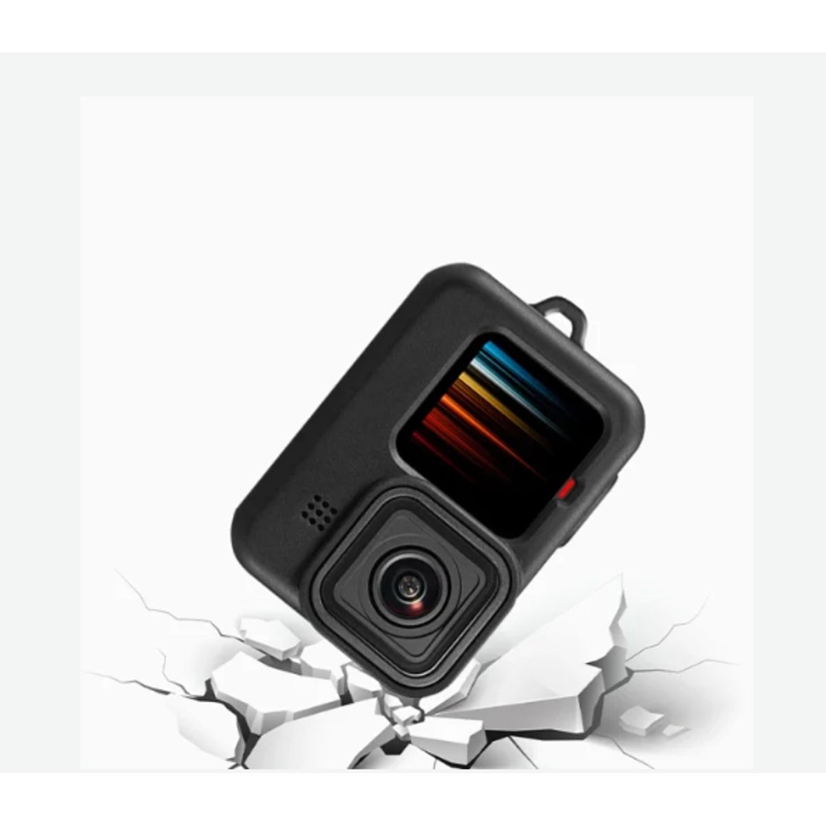 GENERICO - FUNDA SILICONA + TAPA PARA GOPRO 9 10 11 & 12