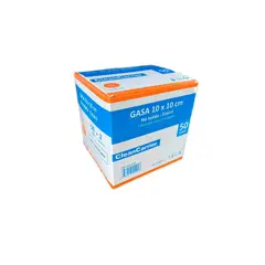 CLEANCARRIER - Apósito estéril de gasa no tejida 10x10, control de viraje 50 unidades