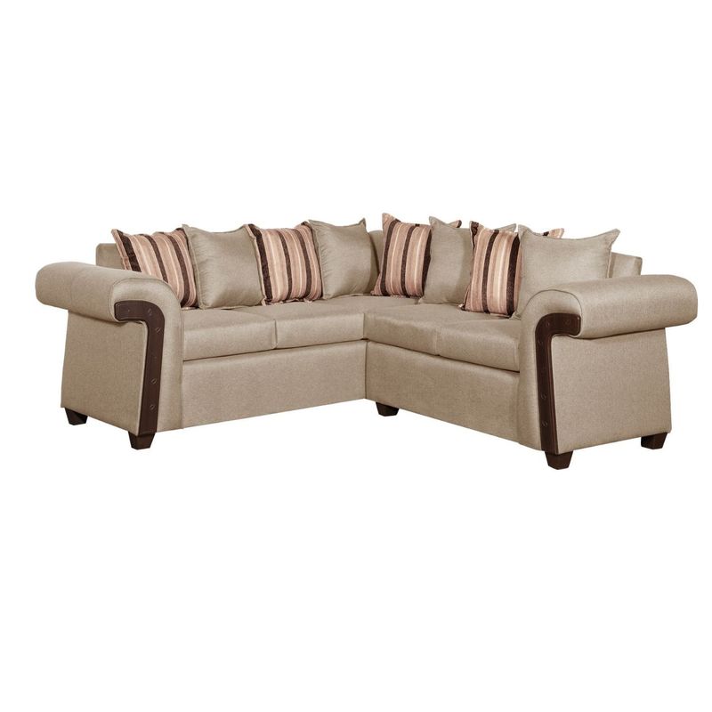 RUZAM MOBEL - SECCIONAL 5 CUERPOS NÁPOLES BEIGE