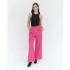 GUINDA - Pantalón liso Guada