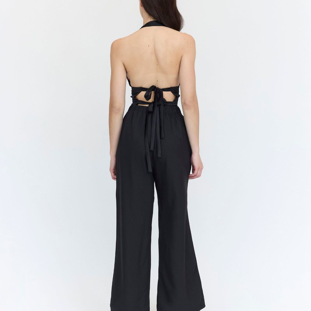 GUINDA - Pantalón liso Guada Guinda