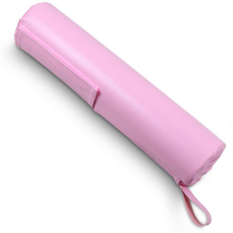 PLUSFIT - ALMOHADILLA BARRA OLIMPICA VELCRO DOBLE ROSADA