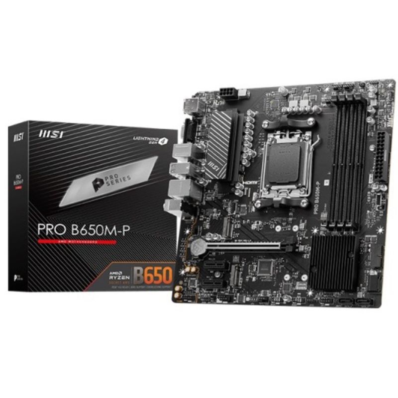 MSI - MB AM5 AMD - MSI PRO B650M-P - 4x DDR5 - Micro ATX