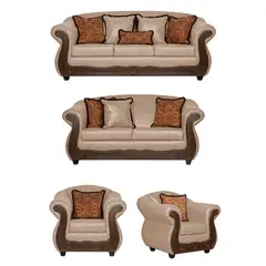 GENERICO - Juego de Living 3 2 1 1 Estambul Beige.