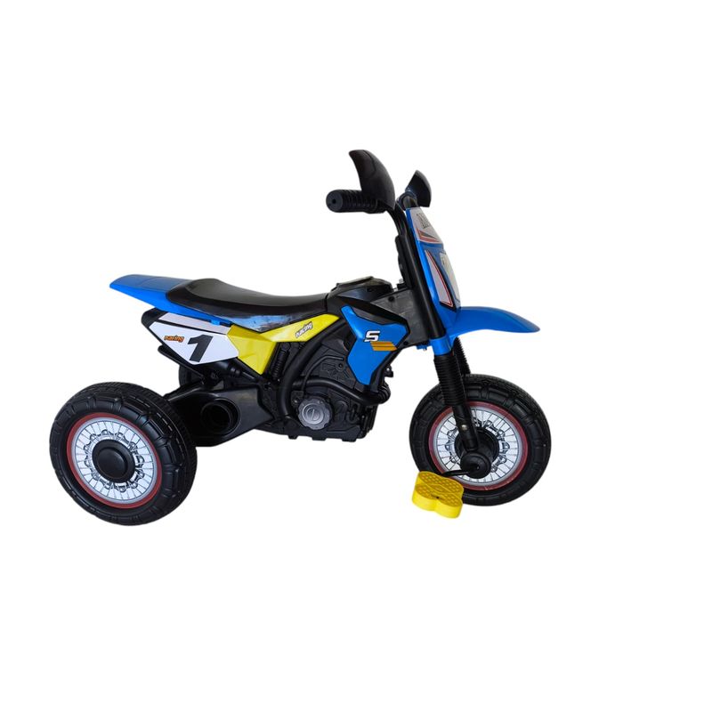 GENERICO - Triciclo Infantil Tipo Moto 3 Ruedas Azul