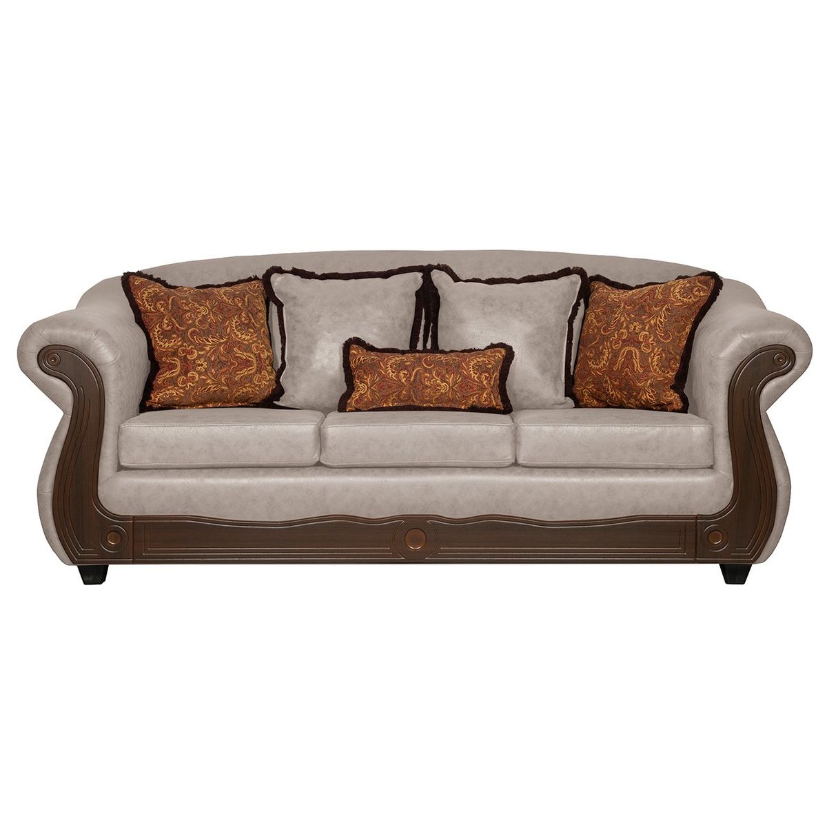 BLACK FACTORY - Juego de Living 3 2 1 1 Estambul Crema.