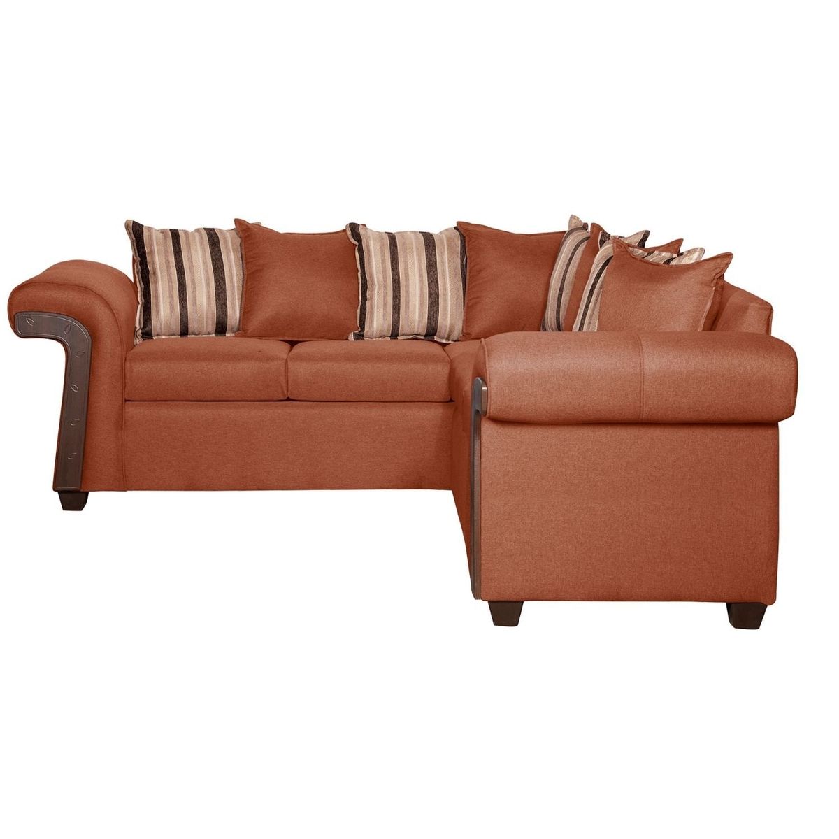 RUZAM MOBEL - SECCIONAL 5 CUERPOS NÁPOLES TERRACOTA