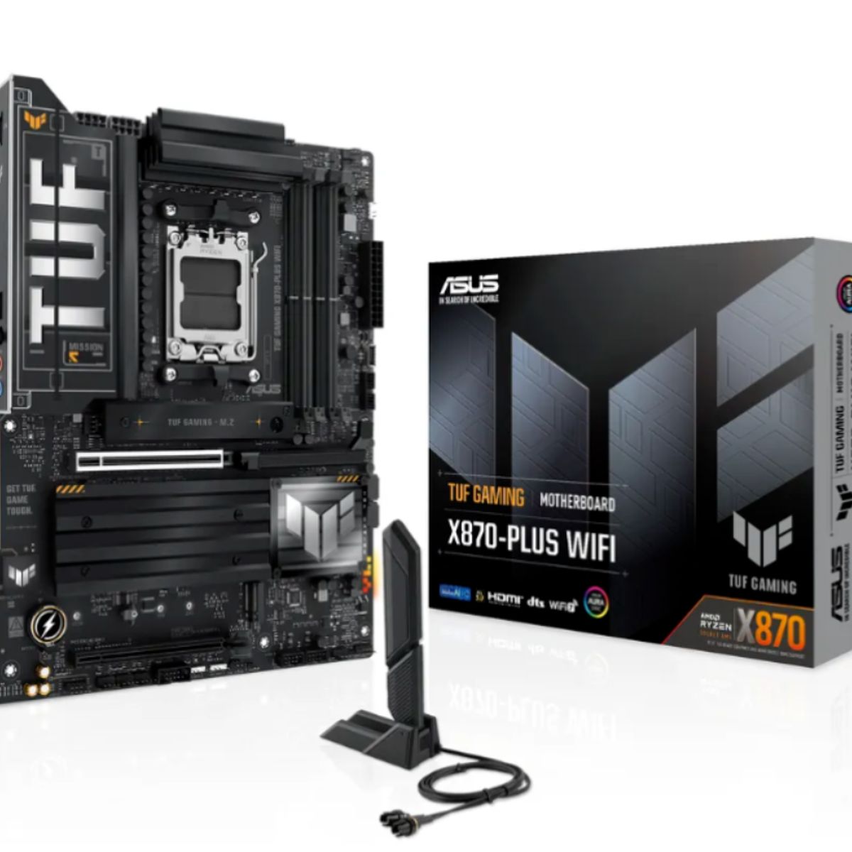 ASUS - MB sAM5 AMD  - ASUS TUF GAMING X870-PLUS WIFI - 4x DDR5 - ATX