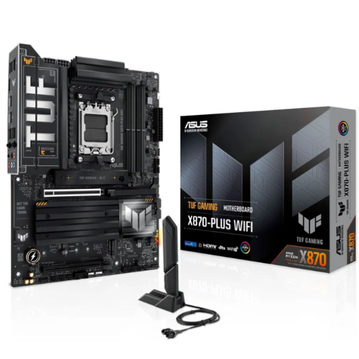 ASUS - MB sAM5 AMD  - ASUS TUF GAMING X870-PLUS WIFI - 4x DDR5 - ATX
