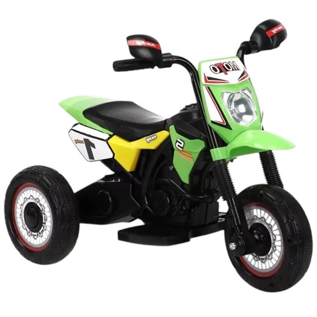 GENERICO - Triciclo Infantil Tipo Moto 3 Ruedas Verde