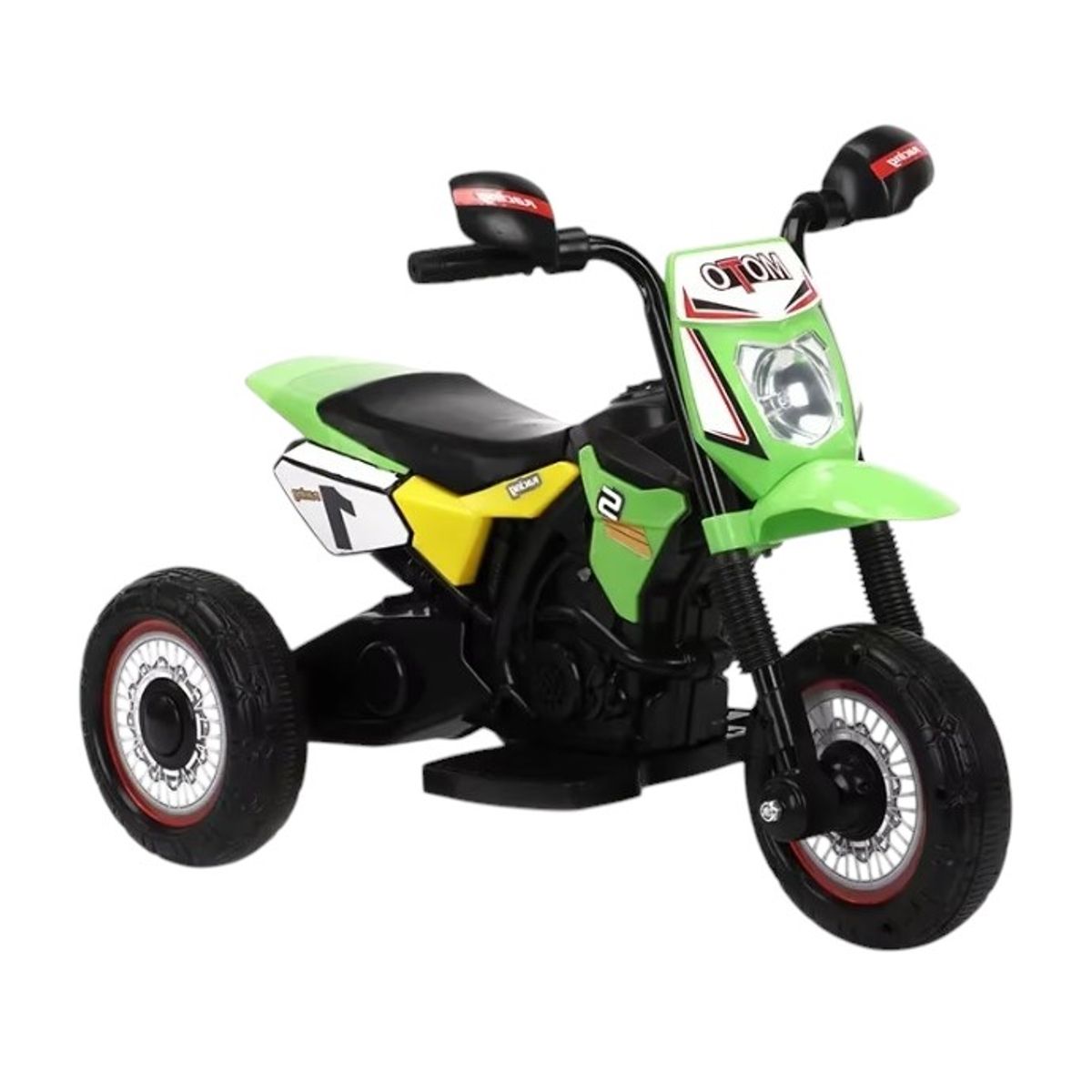 GENERICO - Triciclo Infantil Tipo Moto 3 Ruedas Verde