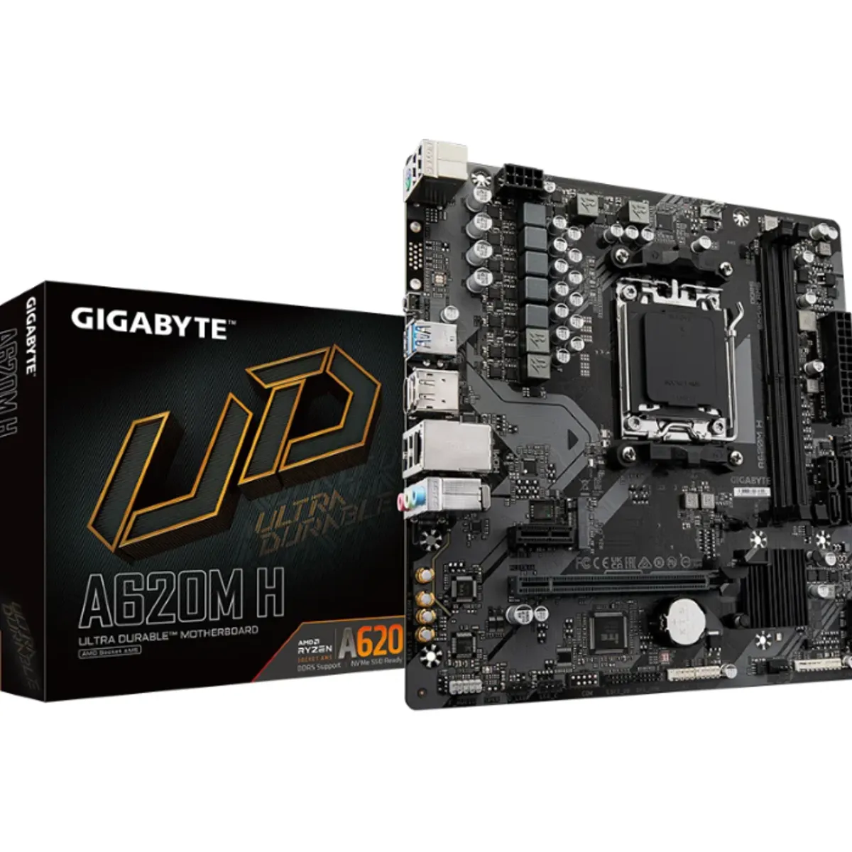 GIGABYTE - MB sAM5 AMD  - Gigabyte A620M H - 2x DDR5 - Micro ATX